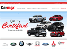Tablet Screenshot of carmaxtt.com